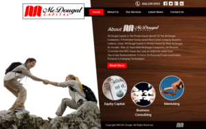 Web Design by Smart-tech solution for McDougal Capital | Design: #6752263