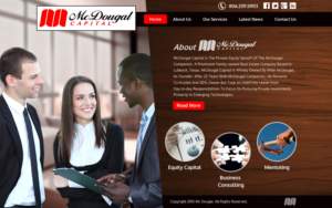 Web Design by Smart-tech solution for McDougal Capital | Design: #6752264