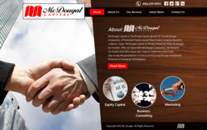 Web Design by Smart-tech solution for McDougal Capital | Design: #6752265