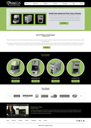 Landing Page Design by Sujit Banerjee for Phiston Technologies | Design: #6695195