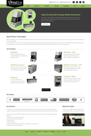 Landing Page Design by Sujit Banerjee for Phiston Technologies | Design: #6695196