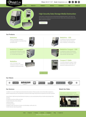 Landing Page Design by Sujit Banerjee for Phiston Technologies | Design: #6703712