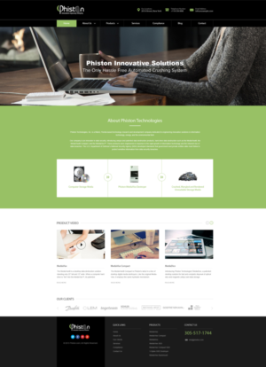 Landing Page Design by Vikram M for Phiston Technologies | Design: #6727829