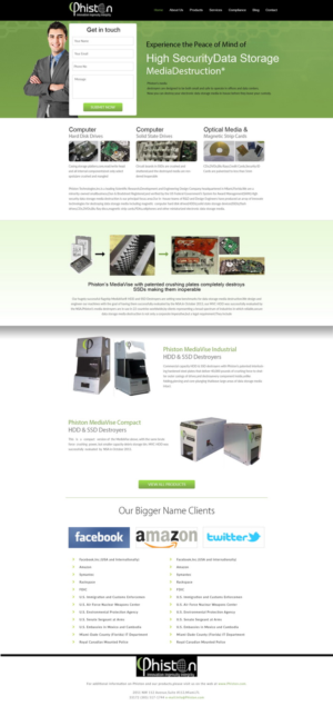 Landing Page Design by Mars Multimedia for Phiston Technologies | Design: #6725222