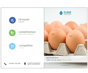 Diseño de Brochure por natureborn para Plan B Solution (EU) LTD | Diseño: #1765618