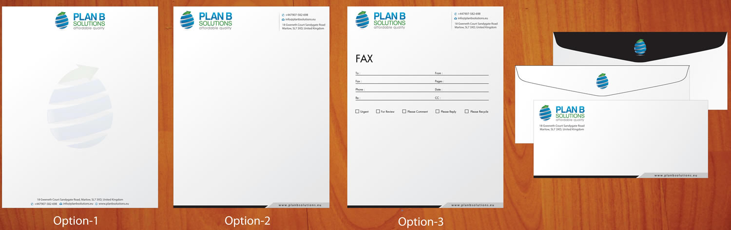 Brochure Design by Sbss for Plan B Solution (EU) LTD | Design #1754881