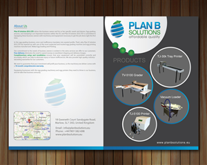 Design de Brochure par Sbss pour Plan B Solution (EU) LTD | Design : #1759600