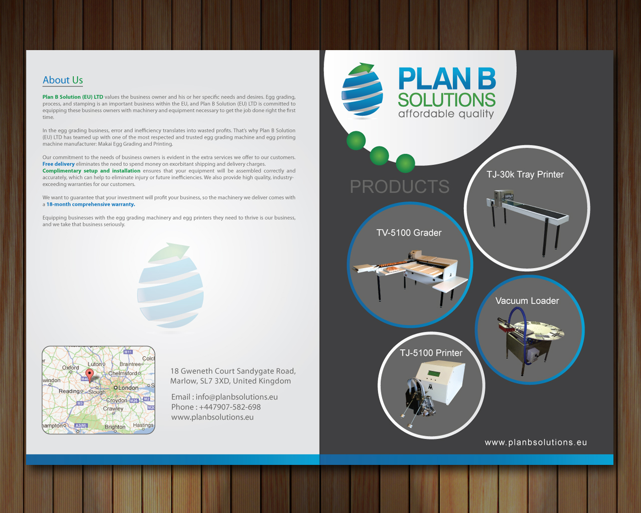 Brochure Design by Sbss for Plan B Solution (EU) LTD | Design #1760784