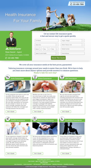 Landing Page Design by harmi_199 for FountainheadME.com | Design: #6709217