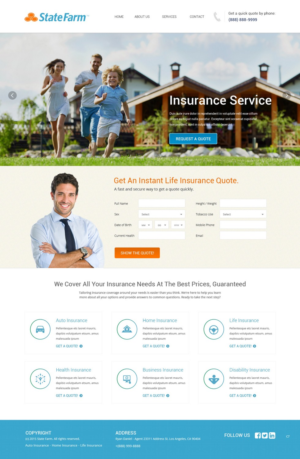 Landing Page Design by pb for FountainheadME.com | Design: #6704194