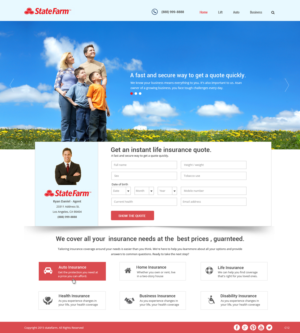 Landing Page Design by pb for FountainheadME.com | Design: #6704200