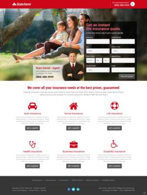 Landing Page Design by pb for FountainheadME.com | Design: #6704205