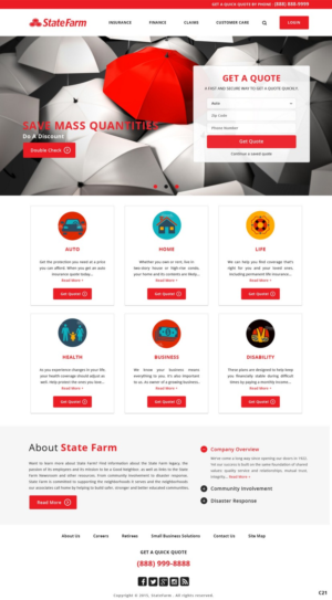 Landing Page Design by pb for FountainheadME.com | Design: #6708847
