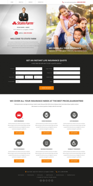Landing Page Design by pb for FountainheadME.com | Design: #6708849
