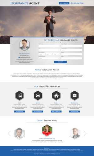 Landing Page Design by Smart-tech solution for FountainheadME.com | Design: #6700238