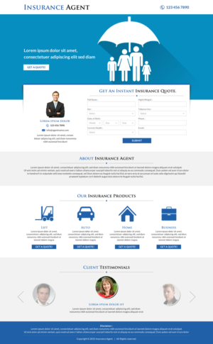 Landing Page Design by Smart-tech solution for FountainheadME.com | Design: #6709017