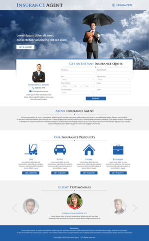 Landing Page Design by Smart-tech solution for FountainheadME.com | Design: #6709019