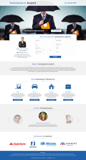 Landing Page Design by Smart-tech solution for FountainheadME.com | Design: #6709021