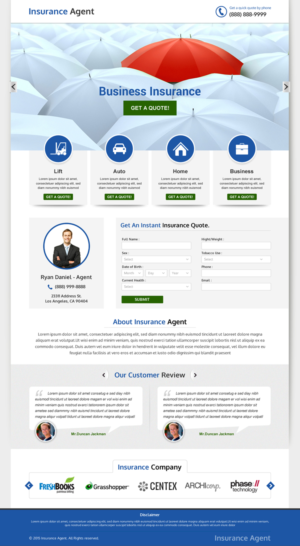 Landing Page Design by Smart-tech solution for FountainheadME.com | Design: #6710005
