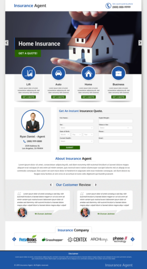 Landing Page Design by Smart-tech solution for FountainheadME.com | Design: #6710007