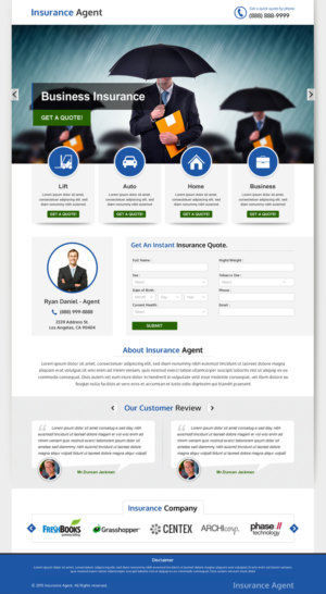 Landing Page Design by Smart-tech solution for FountainheadME.com | Design: #6710009
