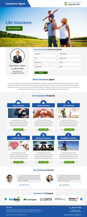 Landing Page Design by Smart-tech solution for FountainheadME.com | Design: #6710336