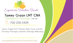 Business Card Design for Oncology & Hospice massage