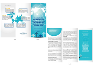 9x12 Business Brochure, 3 fold, for Internet Marketing Company | Brochure Design by Shikha