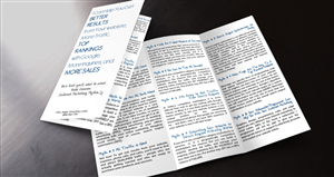 Brochure Design by KaylaSmith027 for Chris Jaeger Consulting / Practical Online Marketing | Design #1739247