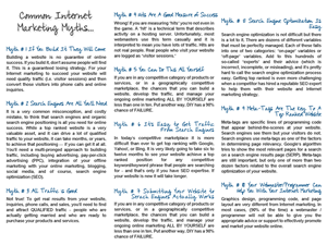 Broschüren-Design von KaylaSmith027 für Chris Jaeger Consulting / Practical Online Marketing | Design: #1739258