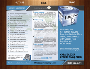 Broschüren-Design von Sbss für Chris Jaeger Consulting / Practical Online Marketing | Design: #1741248