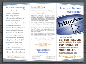 Broschüren-Design von Sbss für Chris Jaeger Consulting / Practical Online Marketing | Design: #1742858