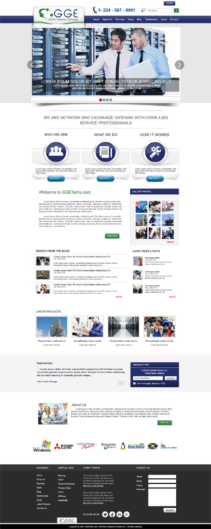 Web Design by DesignXyz for Velocity, The Greatest Phone Company Ever, Inc | Design: #6797442