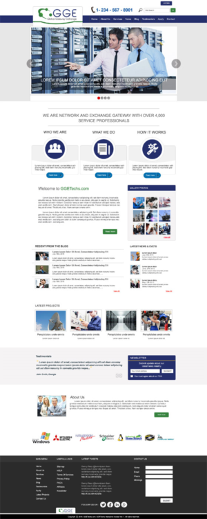 Web Design by DesignXyz for Velocity, The Greatest Phone Company Ever, Inc | Design: #6817222