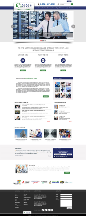 Web Design by DesignXyz for Velocity, The Greatest Phone Company Ever, Inc | Design: #6817247