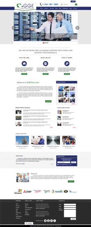 Web Design by DesignXyz for Velocity, The Greatest Phone Company Ever, Inc | Design: #6817276