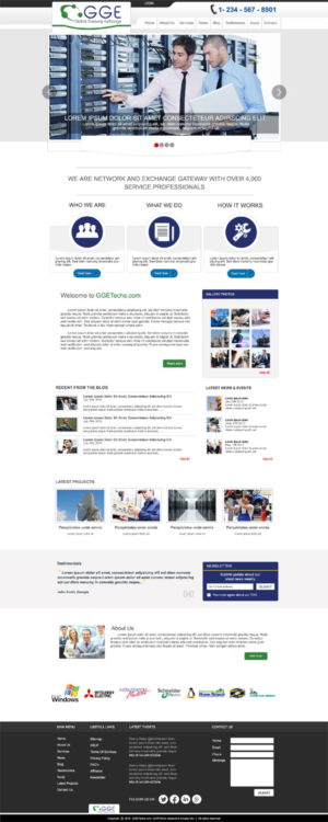 Web Design by DesignXyz for Velocity, The Greatest Phone Company Ever, Inc | Design: #6819446