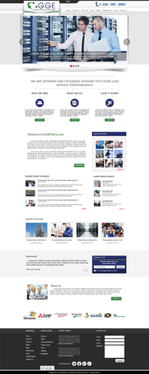 Web Design by DesignXyz for Velocity, The Greatest Phone Company Ever, Inc | Design: #6819464