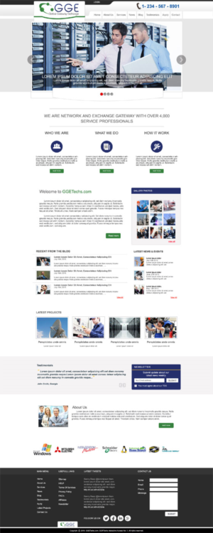 Web Design by DesignXyz for Velocity, The Greatest Phone Company Ever, Inc | Design: #6819503