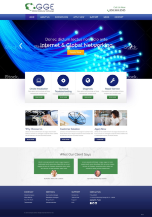 Web Design by pb for Velocity, The Greatest Phone Company Ever, Inc | Design: #6722723