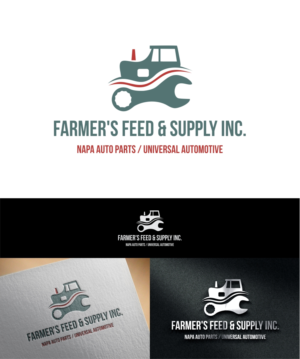 Diseño de Logo por Logogofamily para Farmer''s Feed & Supply Inc./Napa Auto Parts/Universal Automotive | Diseño: #6827359