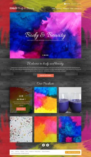 Web Design par pb pour ce projet | Design : #6722591