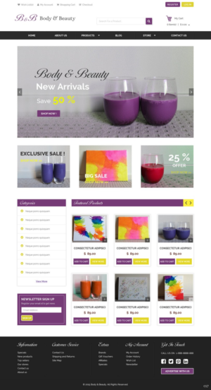 Web Design par pb pour ce projet | Design : #6722600