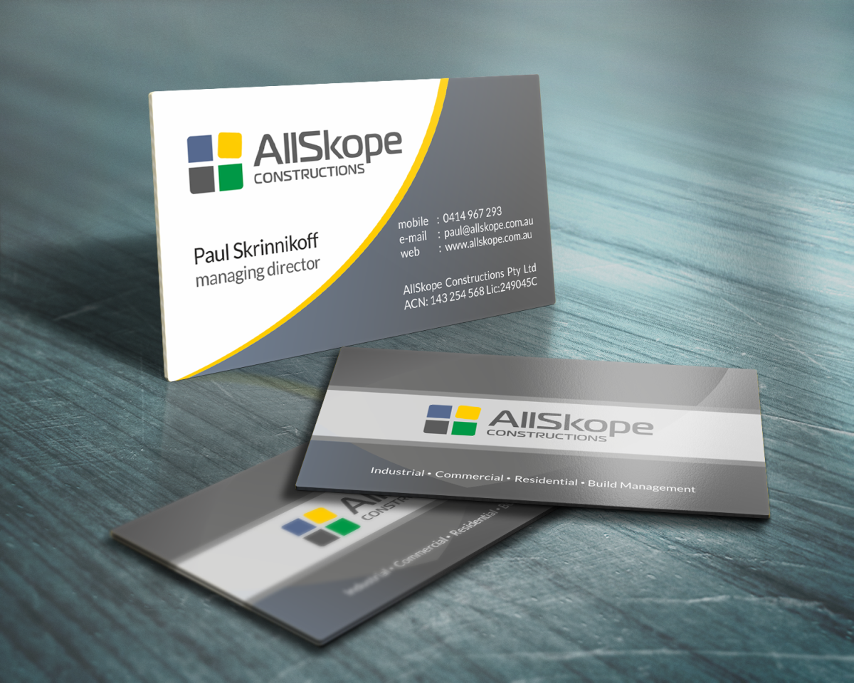 Business Card Design by HYPdesign for this project | Design #1764234