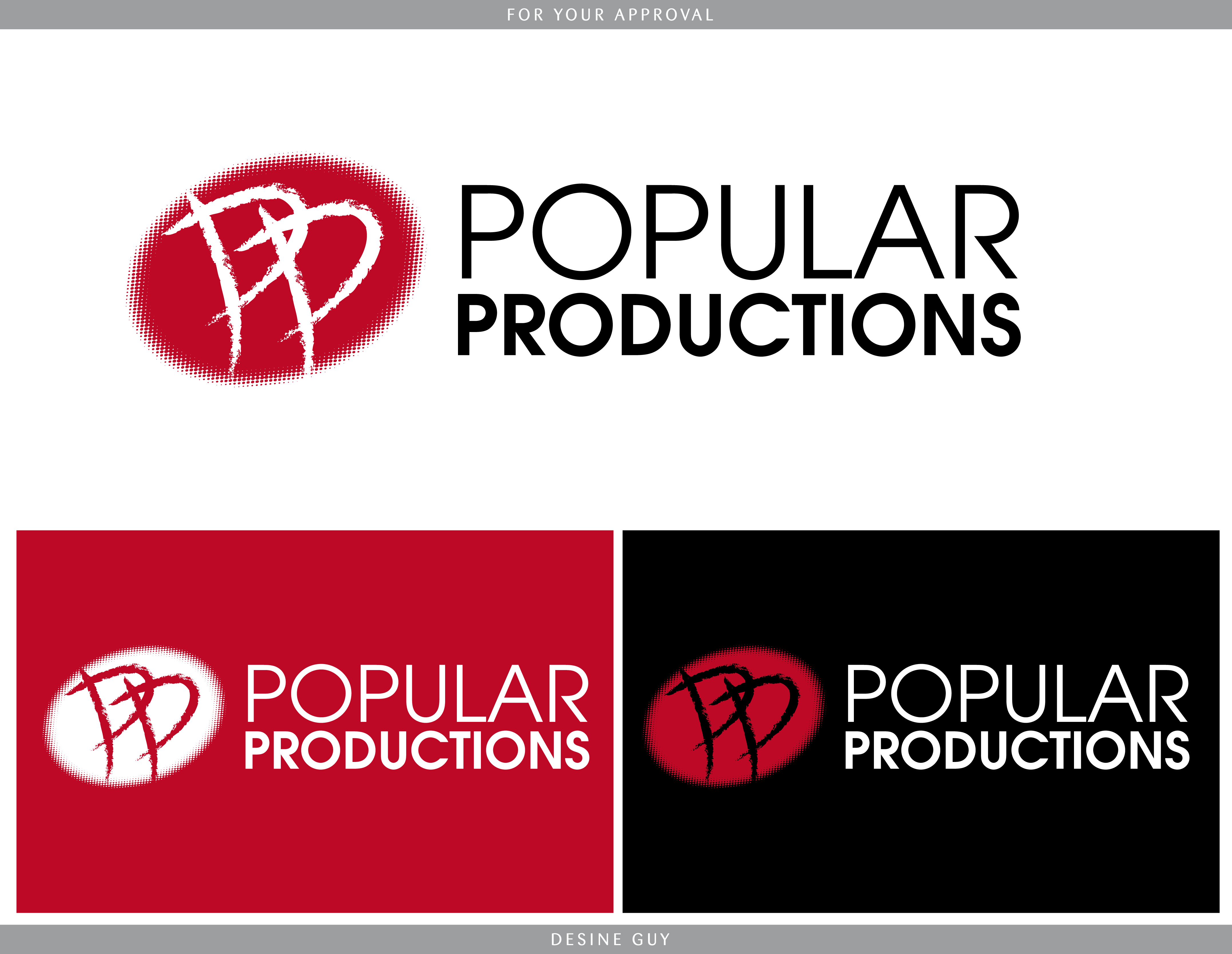 Logo Design by S.R.Graphic Design for Popular Productions Ltd | Design #10599