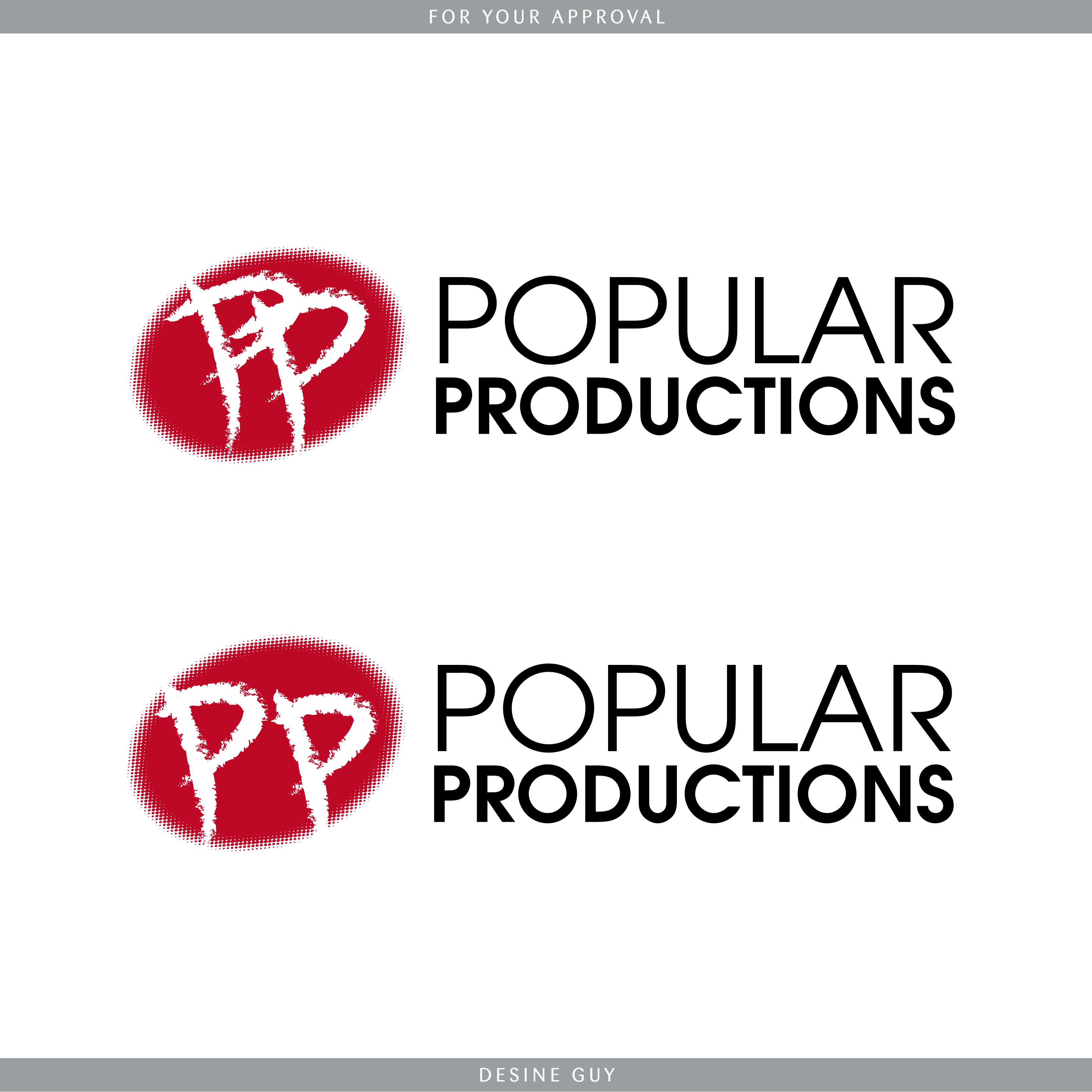 Diseño de Logo por S.R.Graphic Design para Popular Productions Ltd | Diseño #10648