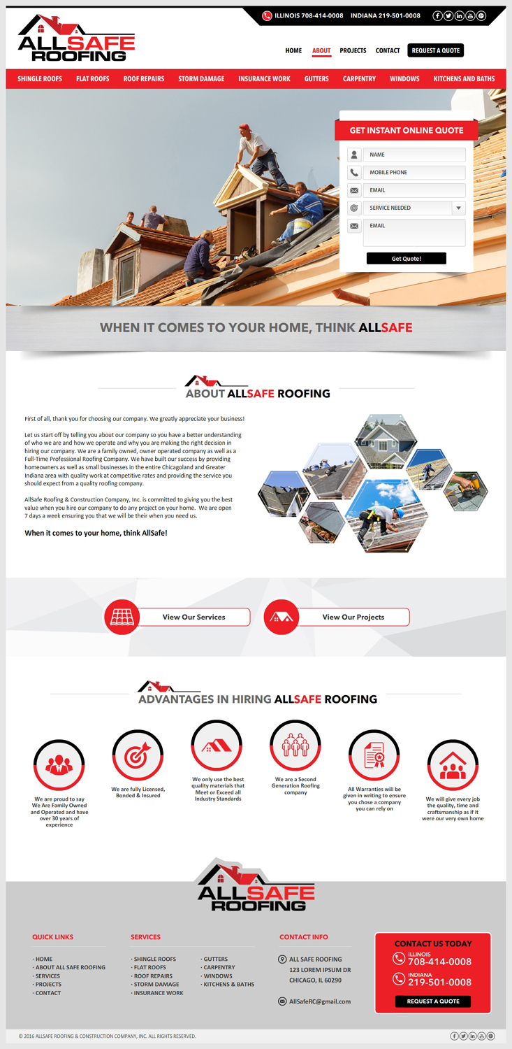 Web Design by -Marc- for this project | Design #12354041