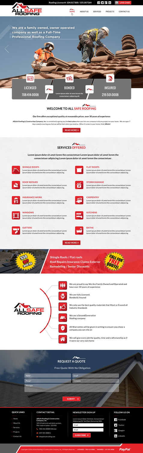Web Design by Sbss for this project | Design #12240591
