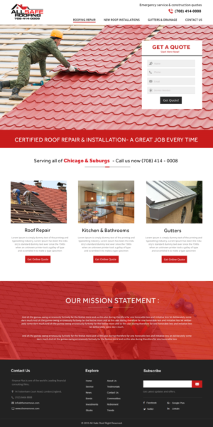 Web Design by Xclusive Designers for this project | Design: #12259824