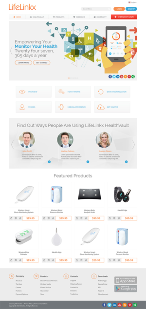 Web Design par RupalTechno pour E2Logicx Corp | Design : #6860724
